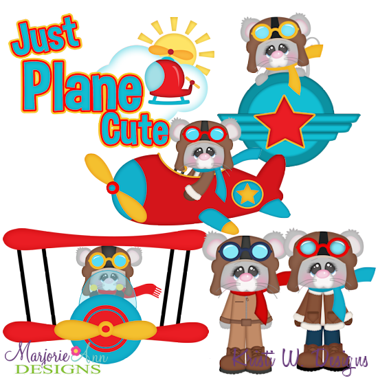 Just Plane Cute Exclusive SVG Cutting Files + Clipart - Click Image to Close